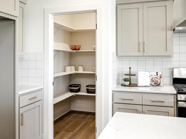 Walk-in pantry beside the kitchen